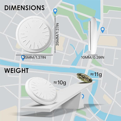 GPS Tracker for Vehicles - Car Tracker Device Hidden for Vehicles, Real-Time Mini Tracker Device for Vehicles, No Monthly Fee Subscription No SIM Card Required(Available for Android and iOS) -1 Pack