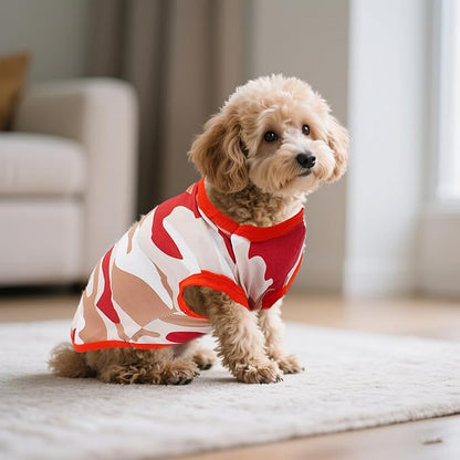 8PCS/Pack Dog Shirts Male for XS Small Dog Boy Sleeveless T Shirts Soft Stretchy Cats Doggie Puppy Tank Top Tee Vest