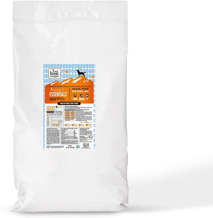 "I and love and you" Naked Essentials Dry Dog Fod, Grain-Free Chicken & Duck, 40 Lb