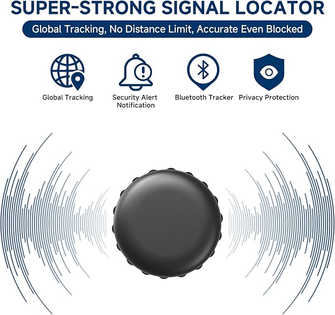 Mini GPS Tracker for Vehicles No Monthly Fee,GPS Car Tracker,Real Time Car GPS Tracker,Strong Magnetic Car Vehicle Tracking Anti-Lost for Car/Person/Pet/Items(Available for Android and iOS)