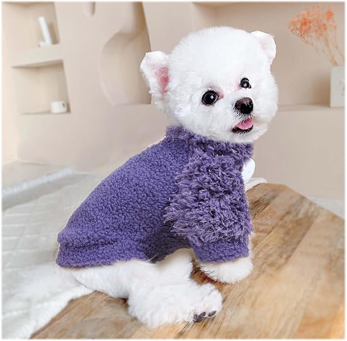 Dog Sweater for Small Dogs Girl Boy Puppy Clothes Turtleneck Dog Pullover XXS Chihuahua Sweatshirt Dog Coats for Small Dogs Cat Sweater