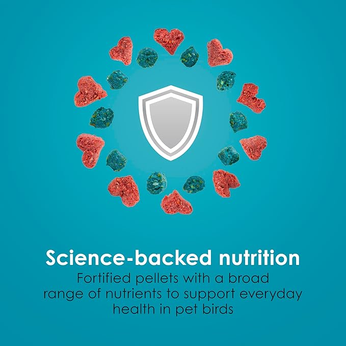 Kaytee Forti-Diet Pro Health Nourish+Protect Parakeet Food, Comprehensive Nutrition Backed by Science, Digestive Health, Immune Support, 4 pounds