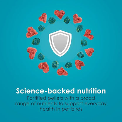 Kaytee Forti-Diet Pro Health Nourish+Protect Parakeet Food, Comprehensive Nutrition Backed by Science, Digestive Health, Immune Support, 4 pounds