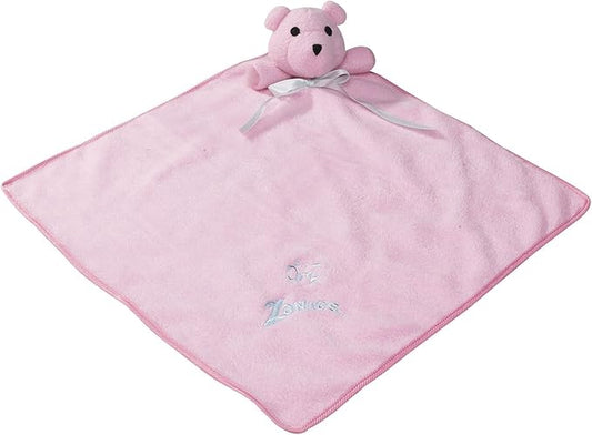 Zanies Snuggle Bear Blanket Dog Toys, Pink