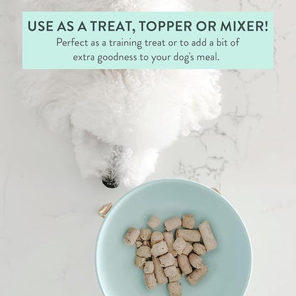 The New Zealand Natural Pet Food Co. WOOF Freeze Dried Dog Treats - Beef Green Tripe, High Protein, Treats Small & for Large Dogs, Natural, Topper or Dog Treat, 1.4 oz
