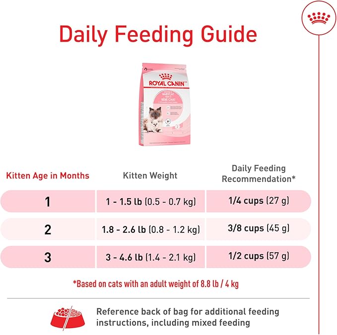 Royal Canin Feline Health Nutrition Mother & Babycat Queen Dry Cat Food, 6 lb Bag