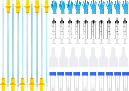 10 Set AI Artificial Insemination Dog Breeding Kit, Canine Breeding Kit, Disposable Dog Artificial Insemination, Dog Insemination Breeder Kit, Canine Breeding Supplies for Large Breeds