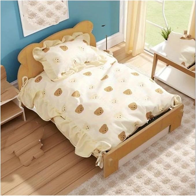 Wooden Pet Bed All Season Detachable Solid Wood Litter Suitable for Cats and Dogs Sturdy(2,Small)