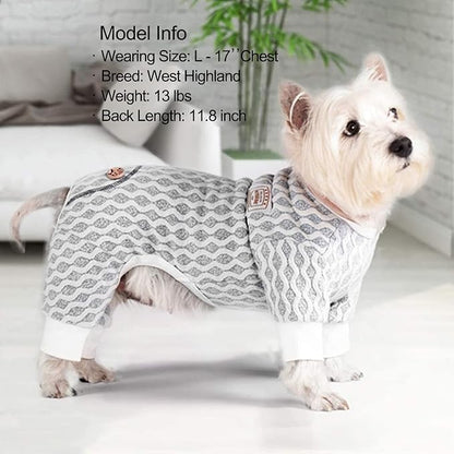 KYEESE Dog Pajamas for Large Dogs Cotton Dogs Pajamas Onesie Soft Dog Apparel
