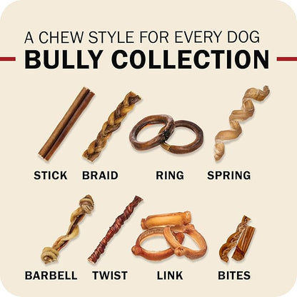 Redbarn Pet Products 7" Bully Sticks for Dogs, 3-Count, Pack of 9