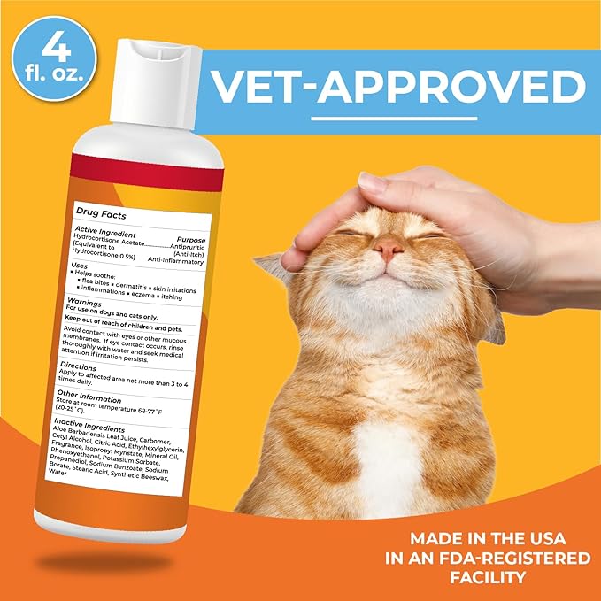 Paw Science Anti-Itch Hydrocortisone Moisturizing Lotion for Dogs & Cats – Hot Spot Treatment, Dog Itching Skin Relief, Itchy Hotspots Cream, Medicated Ointment for Irritation & Rash