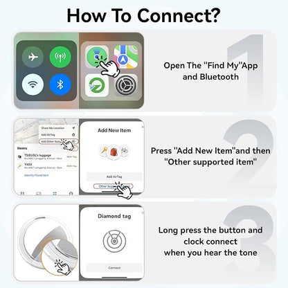Air Tracker Tags-4 Pack, Item Finders Works with Apple Find My(iOS Only), Air Tracker Tags with 4 Case, Bluetooth Tracker Keys Finder and Item Locator & GPS Trackers for Kids/Pets/Dog/Luggage/Wallet