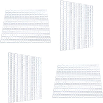 Aquarium Fish Tank Bottom Isolation, Grid Divider Tray Egg 4 Pcs (L 4pcs)