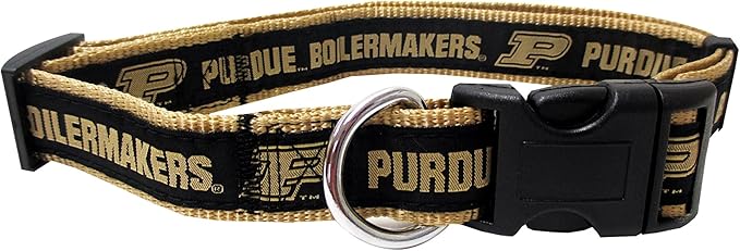 Pets First Collegiate Pet Accessories, Dog Collar, Purdue Boilermakers, Medium