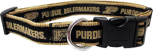 Pets First Collegiate Pet Accessories, Dog Collar, Purdue Boilermakers, Medium