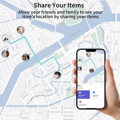 GPS Tracker for Vehicles No Subscription Works with Find My(iOS Only)Hidden | Magnetic Case Mini Car Locator Real-Time Global Tracking Device for Vehicles Motorcycles Waterproof Key Finder No Monthly Fee