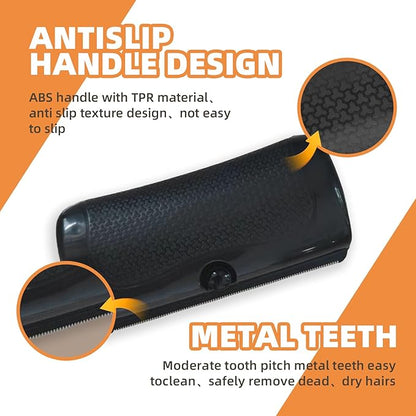 Deshedding Dog Brush, Ergonomic Pets Groomer For Matted Hair,Dog Grooming Supplies,Dog Brush For Shedding,Loose Hair, Grooming Deshedding Brush for Cats, Dogs, Rabbits, Horses.