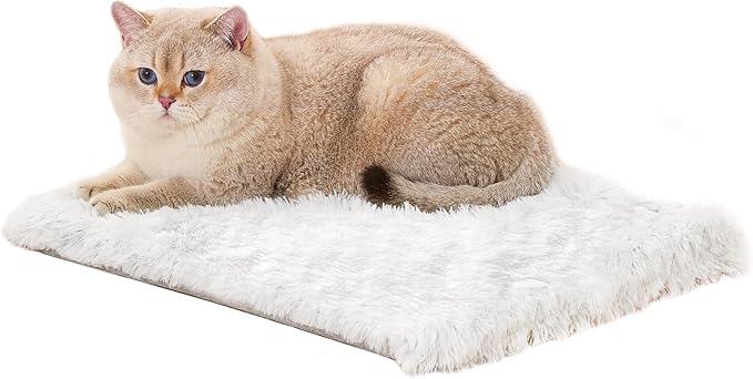 SETVSON Cat Bed Pad for Indoor Cats, 19.3*17.7*1.57 inch Soft Small Pet Bed, Double Sided Washable Cat Bed Dog Bed, Self Heating Pet Pad, Indoor Breathable Pet Mat for Small, Medium, Large Cats Puppy