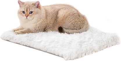 SETVSON Cat Bed Pad for Indoor Cats, 19.3*17.7*1.57 inch Soft Small Pet Bed, Double Sided Washable Cat Bed Dog Bed, Self Heating Pet Pad, Indoor Breathable Pet Mat for Small, Medium, Large Cats Puppy