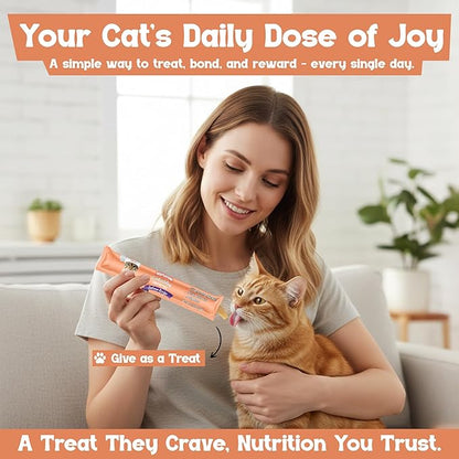 Beefeaters Salmon Pure Cat Treats 1.59oz (12 Pack) | Lickable Squeeze Tube Treats, Grain-Free, No Added Sugar, Real Salmon, Taurine-Enriched, Ideal for Bonding, Seniors, Toppers & Everyday Treating