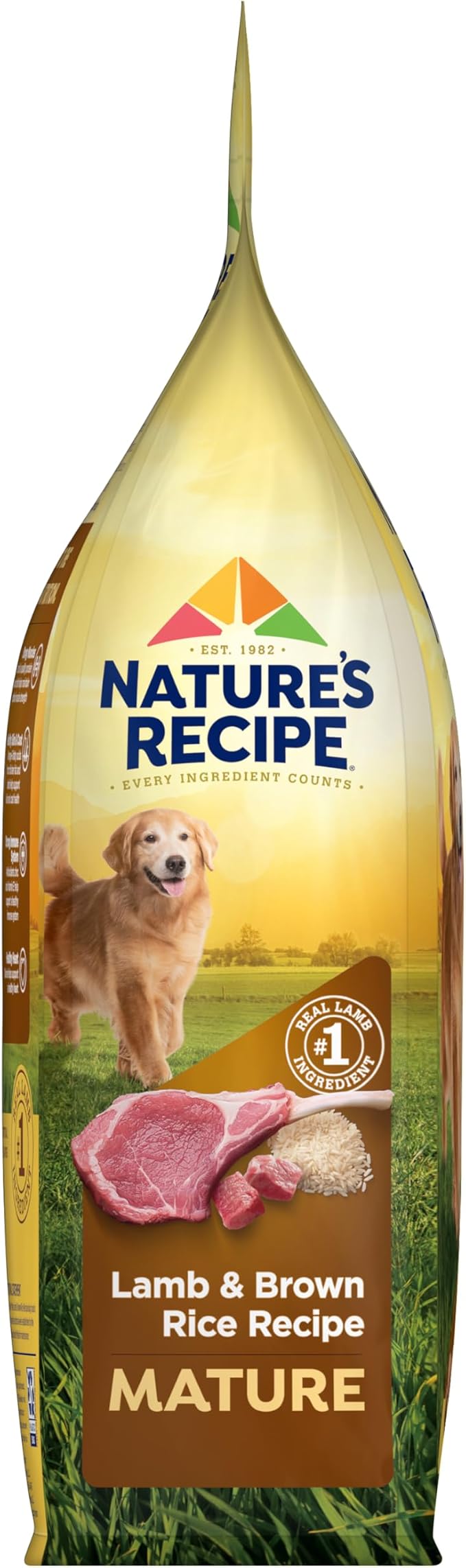 Nature's Recipe Mature Lamb & Brown Rice Recipe Dry Dog Food, 4 lb. Bag