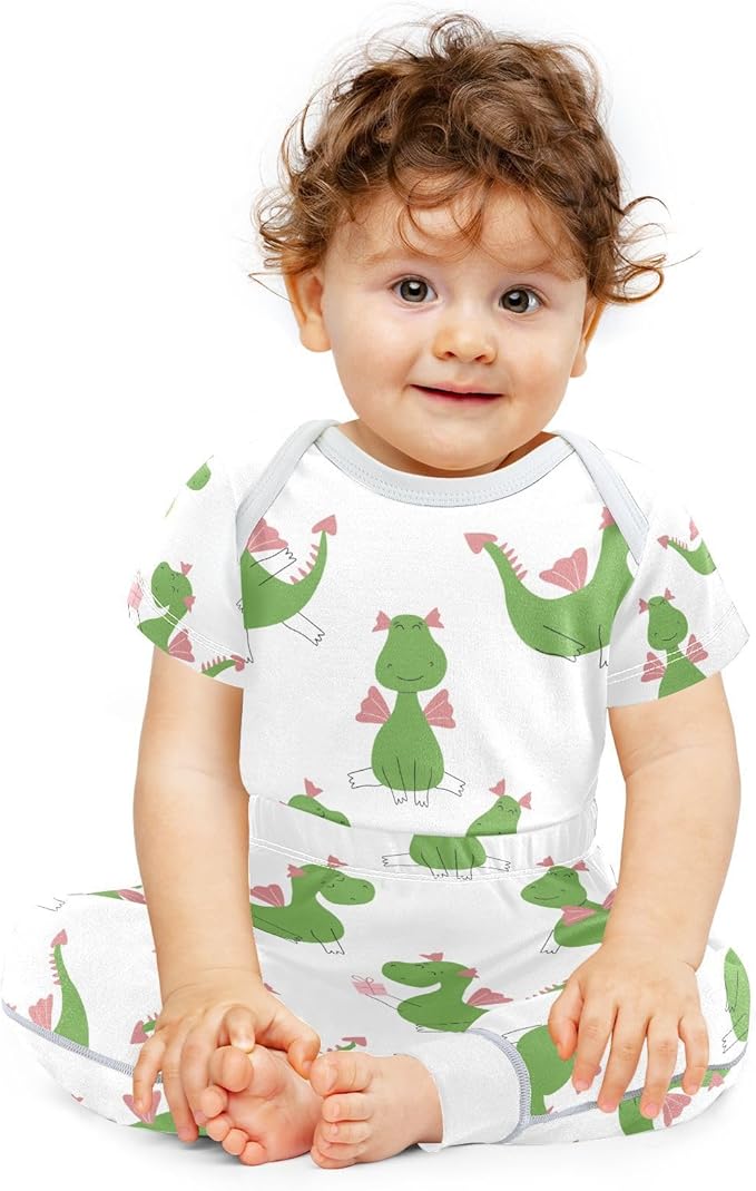 Baby Clothes Set Infant Bodysuits Pants Sets 0-24M For Boys Girls