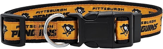 Pets First NHL Collar for Dogs & Cats. Adjustable, Cute, & Stylish! The Ultimate Hockey Fan Collar!