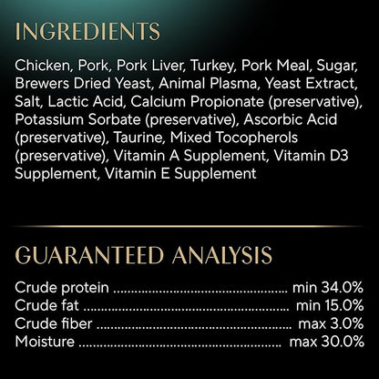 Sheba Meaty Tender Sticks Chicken Cat Treats, Chicken Flavor, Cat Snacks, 0.14 oz., 15 Count, Pack of 10 (150 Sticks Total)