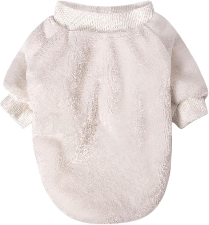 FabriCastle Dog Sweaters, 3-Pack Dog Clothes for Small Dogs Male & Girl, Soft and Warm Pet Coats XXS - XXL, Winter Pet Jackets, Doggy Apparel Costumes Outfits (Beige,Light Green,Yellow, XX-Large)