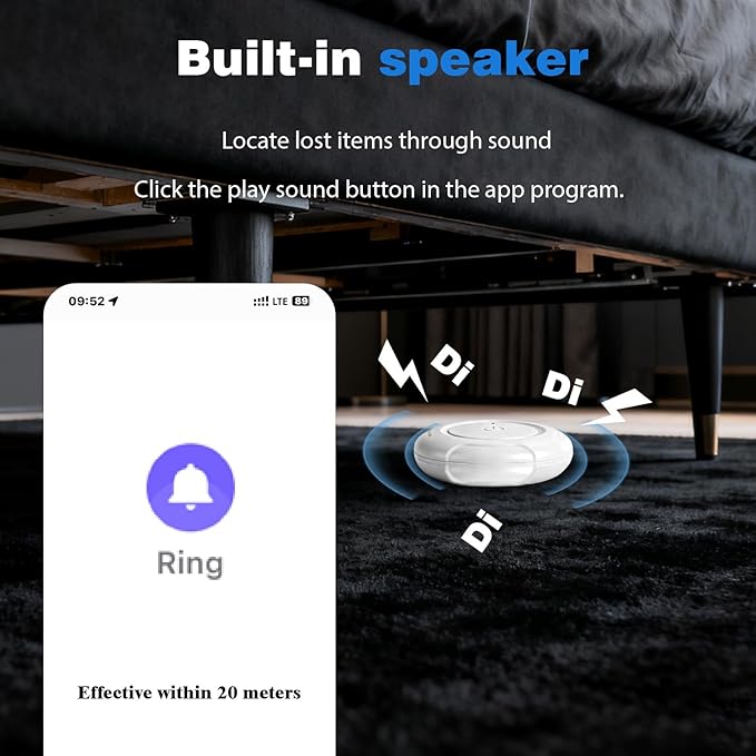 2025 GPS Tracker for Vehicles, Cars & Kids–Real-Time Tracking with Worldwide Coverage | No Monthly Fee & No SIM Needed | IP67 Waterproof | Long Battery Life | Compatible with iPhone & Android