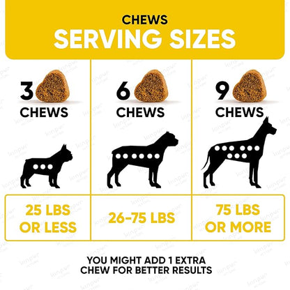 Probiotics Chews for Dogs w/Digestive Enzymes - Dog Probiotics to Support Gut Health, Alleviate Dog Itch, Soothe Itchy Skin, Dog Allergy Relief - Good for Immunity & Dog Itching Skin Relief -180 ct