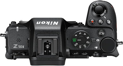 Nikon Z50 II with Wide-Angle Zoom Lens | Compact mirrorless Stills/Video Camera with Easy Color presets and Wireless Photo Sharing | Nikon USA Model