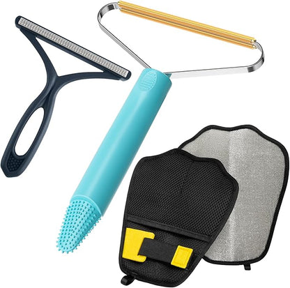 3-Pack Pet Hair Remover Carpet Rake, Dog Cat Hair Remover, Carpet Scraper | Pet Hair Removal Tool, Lint Remover, Carpet Brush, Rugs, Couch, Furniture, Car, Pet Towers, Carpet Clothes, Cat Beds