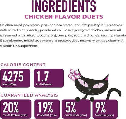 Tiki Cat Duets Cat Treats, Chicken Flavor, 2 oz. Pouch (8 Count)