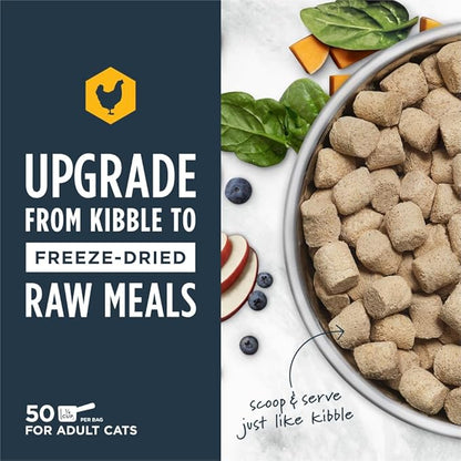 Instinct Raw Meals Freeze-Dried Chicken Cat Food, 25 oz. Bag