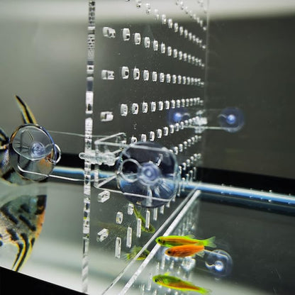Fish Tank Divider Clear 30/40/50/65/75/90/125/150 Gallon Aquarium Divider with Suction Cups Accessories