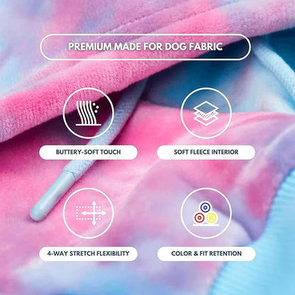 Spark Paws Human Hoodie - Premium Quality, Buttery Soft, Superior Comfort and Fit, Calming Fleece Interior, Suitable for All Styles - Snow Cone - M