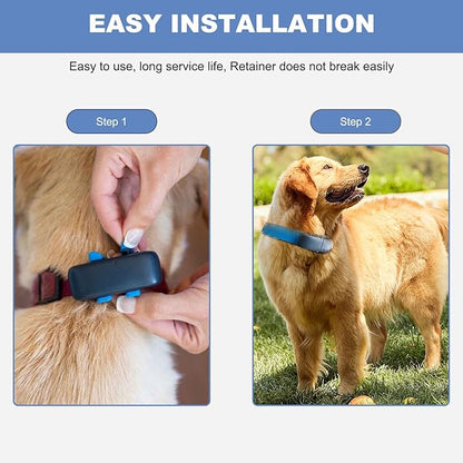 GPS Tracker for Dogs Rubber Clip Compatible with Tractive GPS Pet Location Tracker Replacement Attachment Rubber Clips - Pack of 6