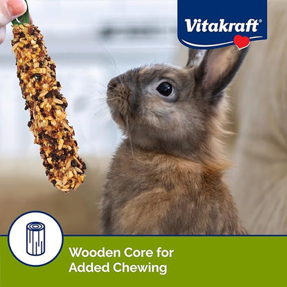 Vitakraft Crunch Sticks Rabbit Treat - Apple and Cherry - Rabbit Chew Sticks