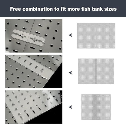Fish Tank Divider Clear 30/40/50/65/75/90/125/150 Gallon Aquarium Divider with Suction Cups Accessories