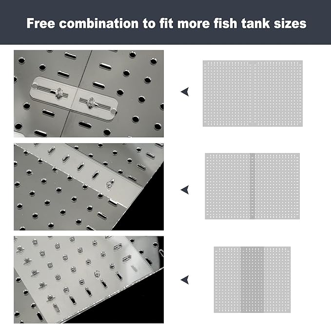 Fish Tank Divider 75 Gallon Clear, Aquarium Divider, Isolation Board with Suction Cups