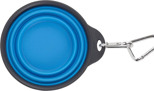 Dexas Pets Collapsible Travel Cup, Large/2 Cup Capacity, Pro Blue