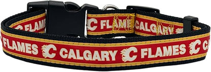 Pets First NHL Collar for Dogs & Cats. Adjustable, Cute, & Stylish! The Ultimate Hockey Fan Collar!