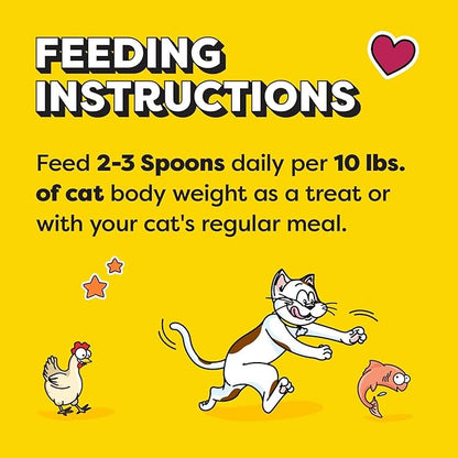 Temptations Lickable Spoons, Soft Lickable Cat Treats, Adult Wet Cat Treats, Tasty Chicken and Savory Salmon Flavor, 8 Spoons, Pack of 12 (96 Total)