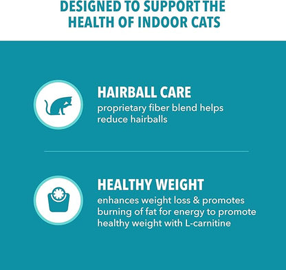 IAMS Proactive Health Dry Cat Food, Indoor Weight and Hairball Care Cat Food Dry Recipe, with Salmon, 7 lb. Bag