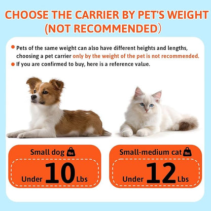 Petskd Top-Expandable Pet Carrier 18x11x11 Inches Delta American United Airline Approved, Soft-Sided Carrier for Small Cats and Dogs with Locking Safety Zippers and Anti-Scratch Mesh(Grey)