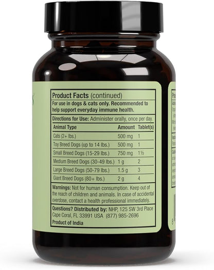 Dr. Mercola SpiruGreen for Cats & Dogs - Antioxidant Support - Spirulina & Astaxanthin - Nutrient-Dense Microalgae Formula - 180 Tablets