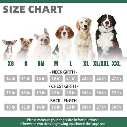 KOOLTAIL Dog Hoodie for Large Medium Small Dogs,Soft&Warm Pet Sweater with Leash Hole and Pocket Boy Girl, Puppy Fall Winter Jacket Clothes,French Pitbull Cold Weather Coat Sweatshirt,Deep Green M