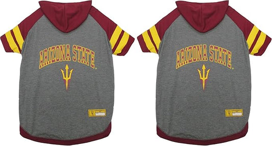 Pets First Arizona State Hoodie T-Shirt, X-Small (Pack of 2)