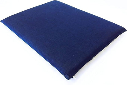 Luxurious Comfort Solid Pad Memory Foam Pet Dog Bed with Inner Waterproof Case and External Cover for Medium and Large Dogs + Free 2nd Cover (Complete Bed - 45"x27"x3", Denim - Blue)